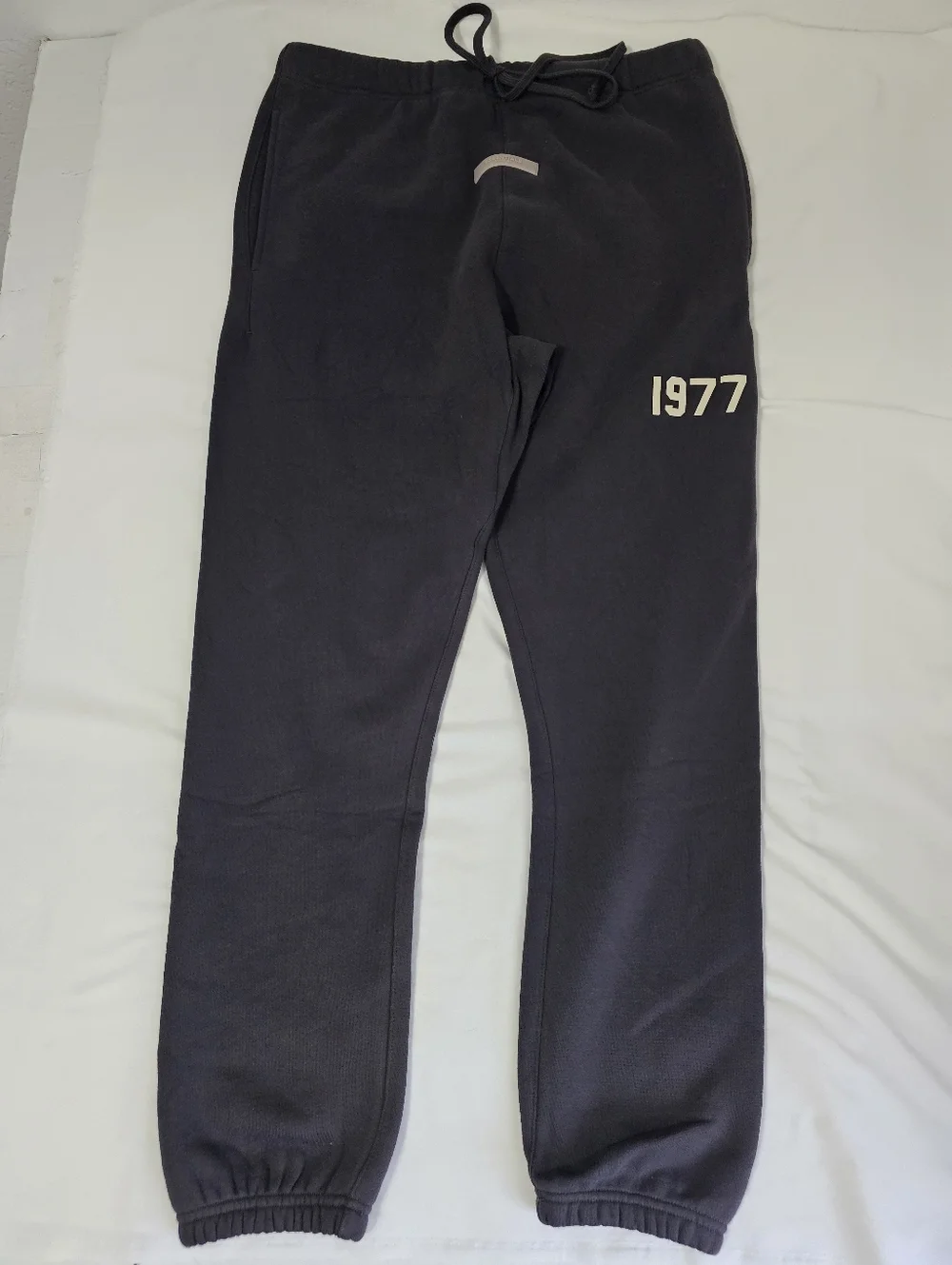 Essentials Fear of God 1977 Sweatpants Men’s Large Black Joggers - Picture 3 of 9